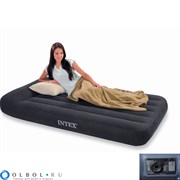 Матрас надувной односпальный со встроенным насосом 220В Intex 66779 (99х191х30) Матрас надувной односпальный со встроенным насосом 220В Intex 66779 (99х191х30)
