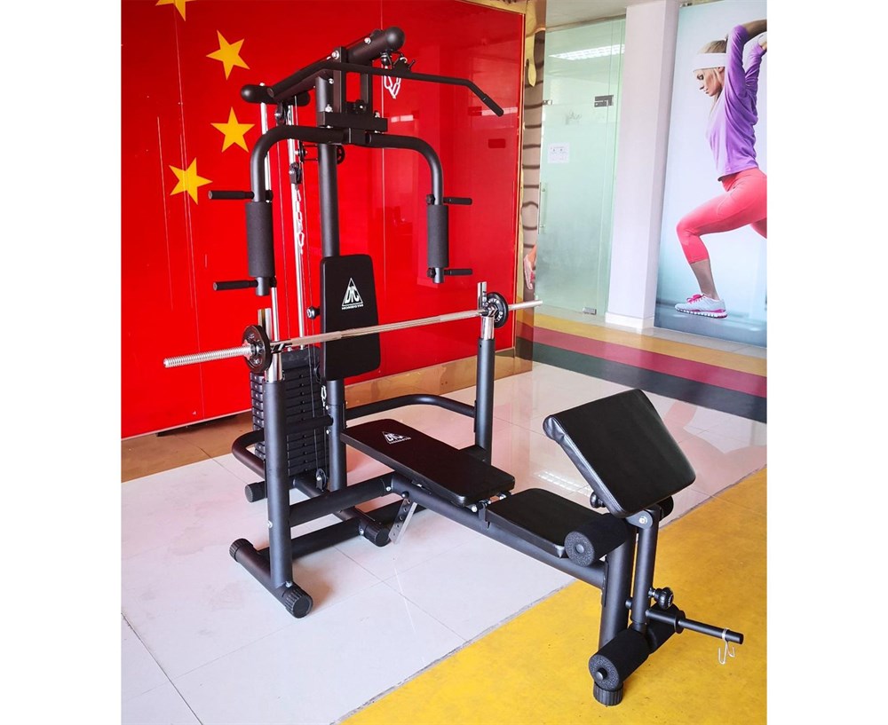 Силовой комплекс со скамьей DFC Homegym D854