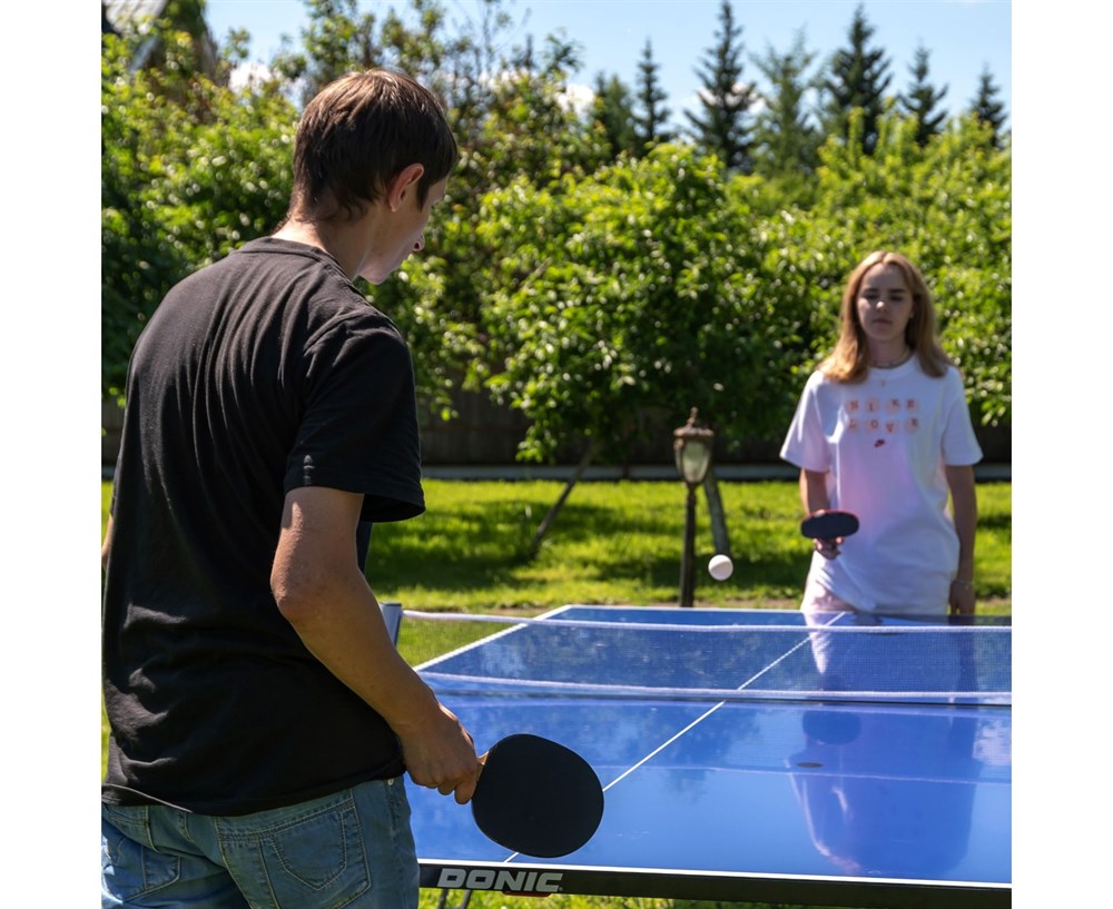 Теннисный стол DONIC Tornado-AL-Outdoor, 4 мм, синий TOR-AL купить в  OLBOL.ru - товары для дома, отдыха и спорта с доставкой по Москве