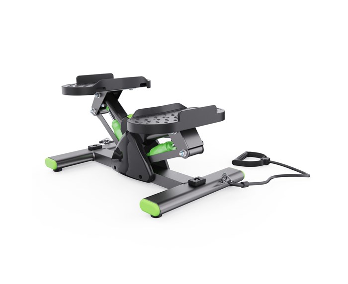 Балансировочный степпер DFC SC-S012E / green с эспандерами - фото 100244