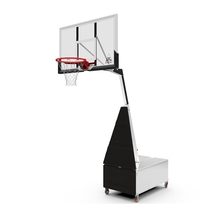 Баскетбольная мобильная стойка DFC STAND50SG / EXPERT 50SG 127X80CM поликарбонат - фото 101766