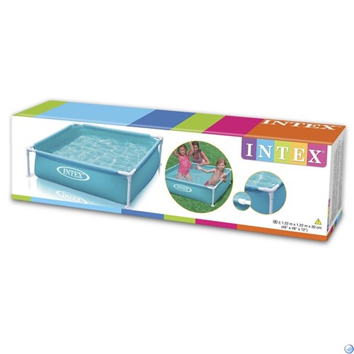 Квадратный каркасный бассейн Intex 57173 (122х122х30 см) купить в OLBOL ...