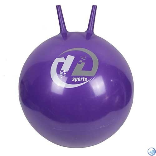 Мяч-попрыгун  BB-004-65 с рожками (65см, фиолетовый)