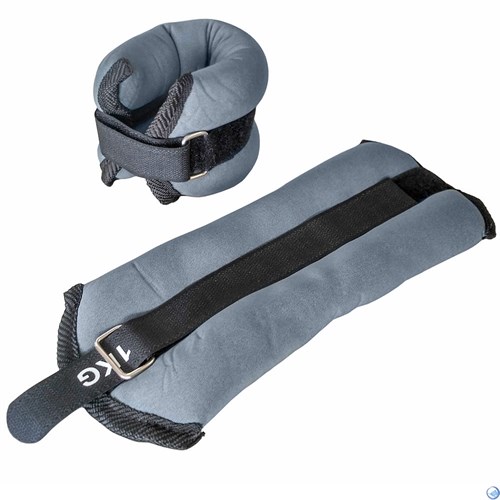 Утяжелители "ALT Sport" (2х0,7,5кг) (нейлон) в сумке (серые) (нейлоновый, наполнитель металлическая стружка)  HKAW101-2 - фото 38541