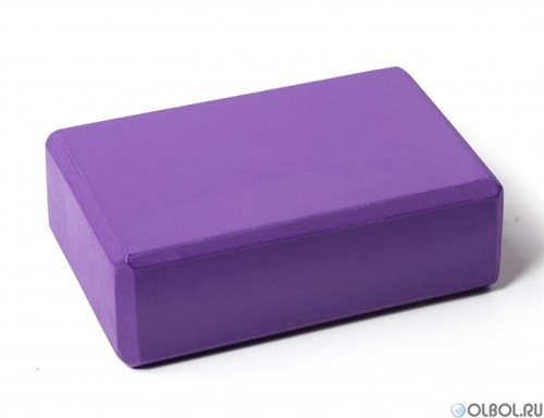  Блок для занятий йогой Lite Weights 5496LW, фиолетовый - фото 64762