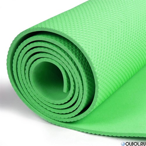 Коврик для йоги ЭВА 173х61х1,0 см (зеленый) B32218