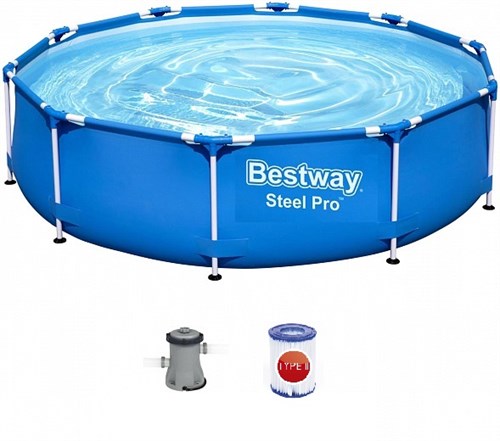  Каркасный бассейн Steel Pro Frame Pool Bestway 5612E 
