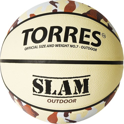 Мяч баскетбольный TORRES SLAM, р.5 B02065