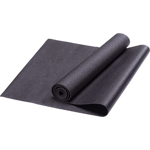 Коврик для йоги, PVC, 173x61x1,0 см (черный) HKEM112-10-BLK - фото 67811