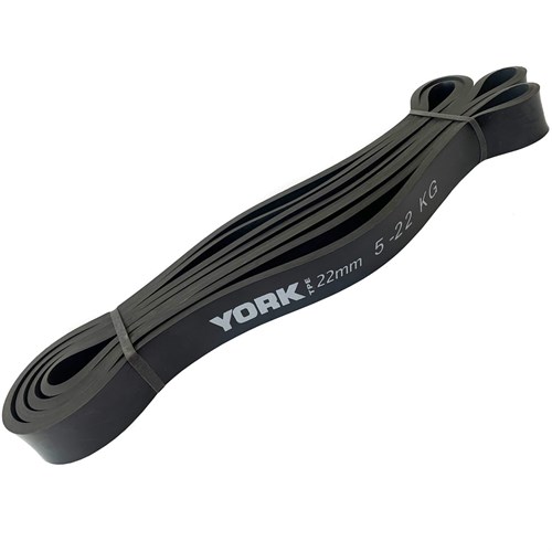 Эспандер-Резиновая петля "York" TPR Crossfit 2080х4.5х22мм (черный