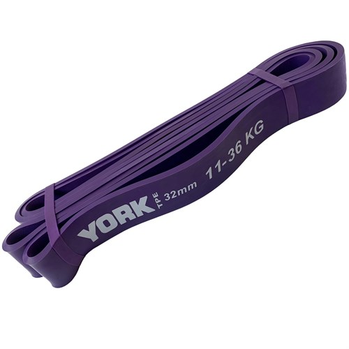 Эспандер-Резиновая петля "York" TPR Crossfit 2080х4.5х32мм (фиолетовый) (RBT-104/B34951) (11 - 36 кг) - фото 68048