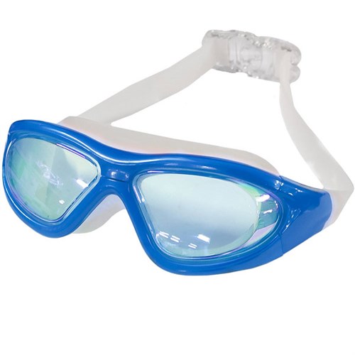 Очки для плавания взрослые полу-маска (Голубой) B31537-2 - фото 68382