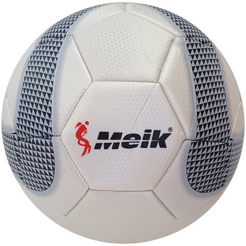 Мяч футбольный "Meik-047" (белый) 4-слоя, TPU+PVC 3.2, 410-450 гр., машинная сшивка C33391-1  - фото 68860