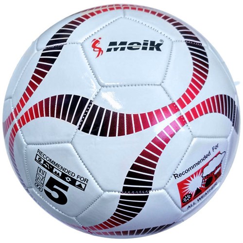 Мяч футбольный "Meik-2000" 3-слоя PVC 1.6, 300 гр, машинная сшивка R18020  - фото 68942