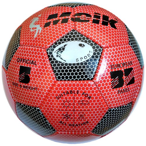 Мяч футбольный "Meik-3009" 3-слоя PVC 1.6, 300 гр, машинная сшивка R18025  - фото 68950
