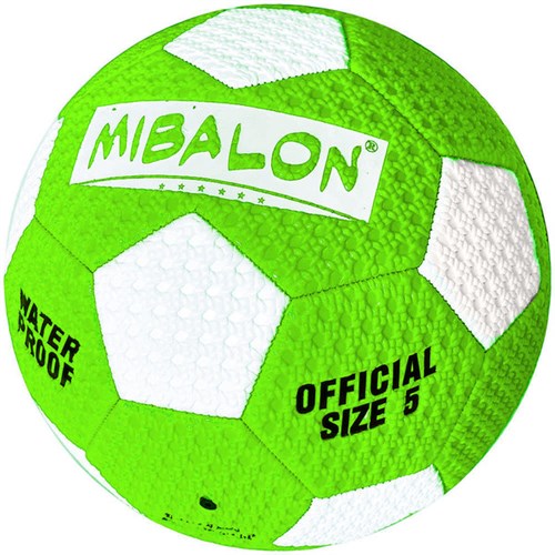 Мяч для пляжного футбола №5 (зеленый), PVC 2.6, 310-320 гр., машинная сшивка C33389-5  - фото 68983
