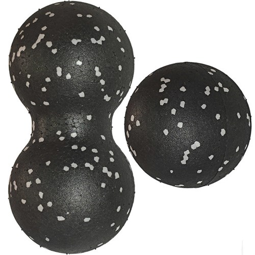 MFS-105 Набор массажных мячиков 8см + 8х16см (белый) (E33008) - фото 69692