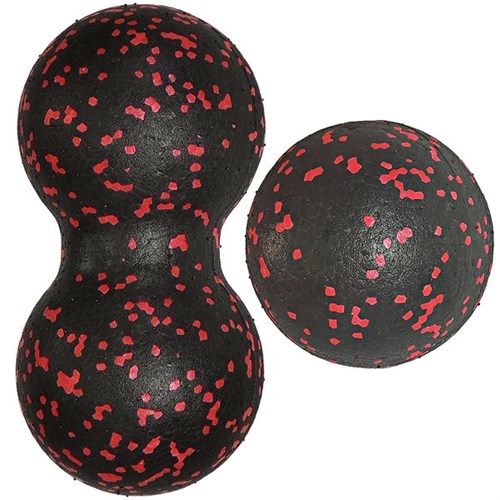 MFS-105 Набор массажных мячиков 8см + 8х16см (красный) (E33008) - фото 69700