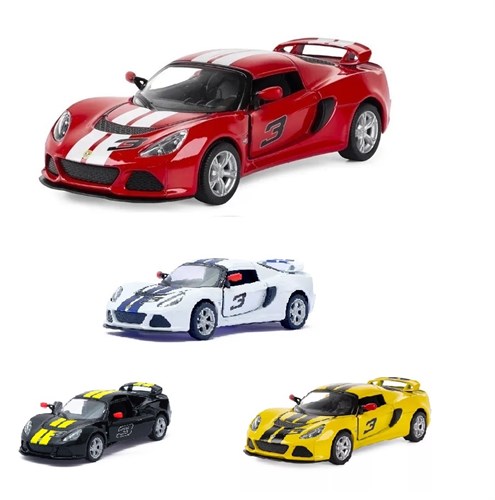 Машинка металлическая Kinsmart 1:32 2012 Lotus Exige S 5361DFKT инерционная, двери открываются (4 цвета)