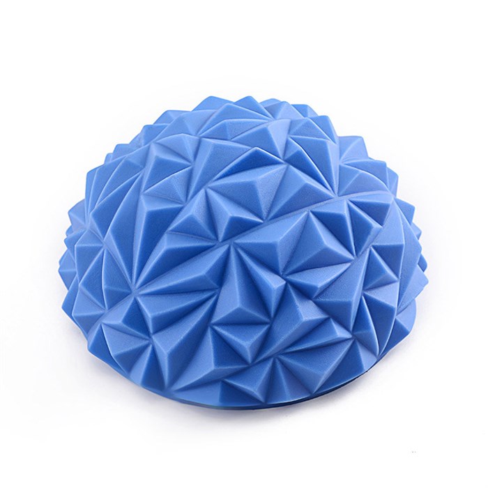 Полусфера массажная круглая надувная (синяя) (ПВХ) d-16,5см C33512-1  - фото 76517