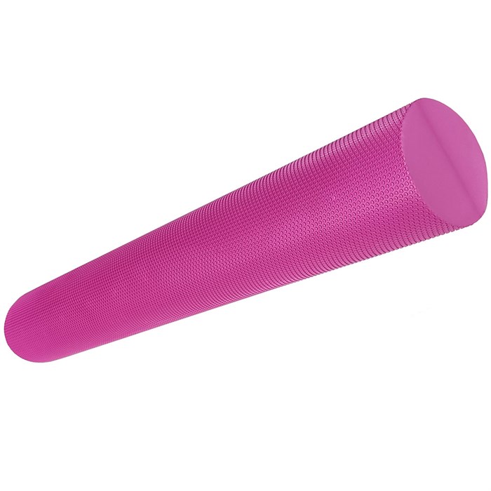 B33086-3 Ролик для йоги полумягкий Профи 90x15cm (розовый) (ЭВА) - фото 76615