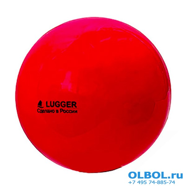 Мяч для художественной гимнастики однотонный, d=15 см (красный) - фото 77533