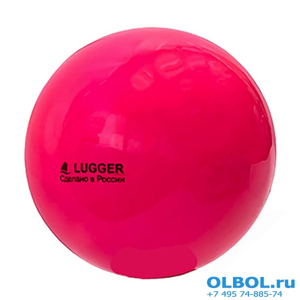 Мяч для художественной гимнастики однотонный, d=15 см (розовый) - фото 77537