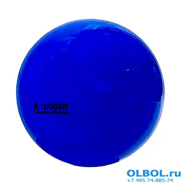 Мяч для художественной гимнастики однотонный, d=15 см (синий) - фото 77544