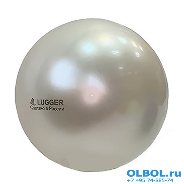Мяч для художественной гимнастики однотонный, d=19 см (жемчужный) - фото 77550