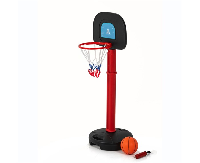 Мобильная баскетбольная стойка DFC KIDSA 40 х 28 см  +мяч и насос. - фото 79772