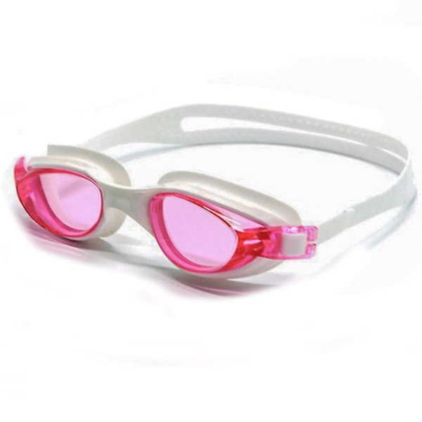 Очки для плавания взрослые (бело/розовые) E36865-2 - фото 80067