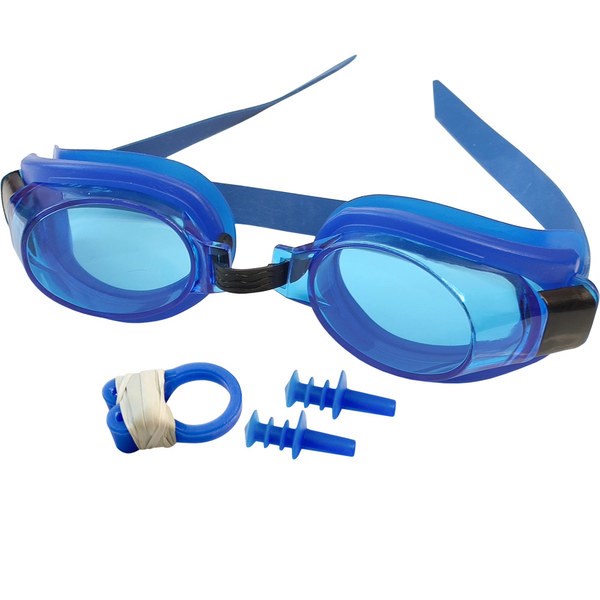 Очки для плавания юниорские (темно синие) E36870-3 - фото 80112