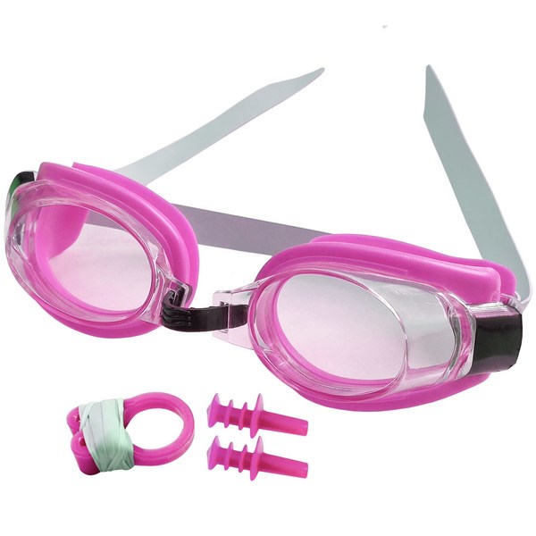 Очки для плавания юниорские (розовые) E36870-2 - фото 80116