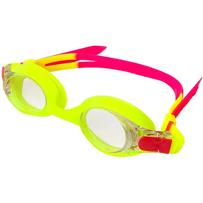 E36897 Очки для плавания детские (салатово/розовые) - фото 80178
