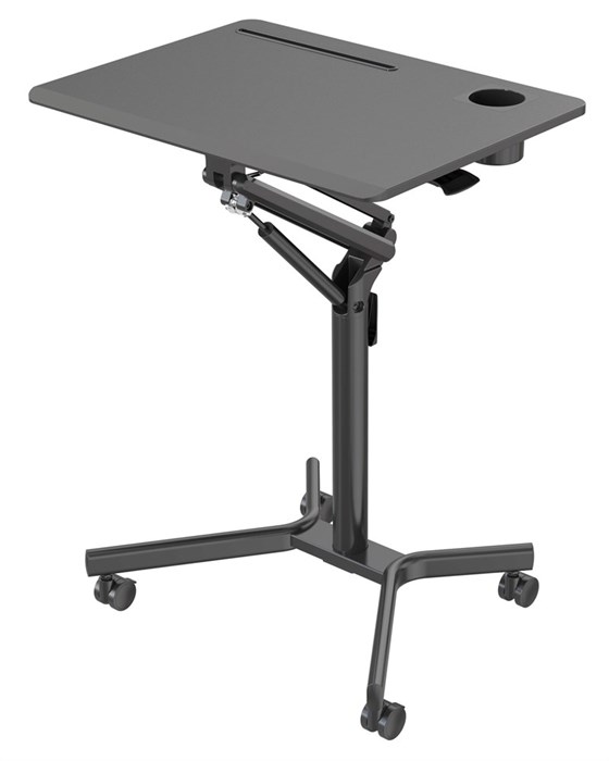 Стол для ноутбука Cactus VM-FDS101B столешница МДФ черный 70x52x105см (CS-FDS101BBK) - фото 82185