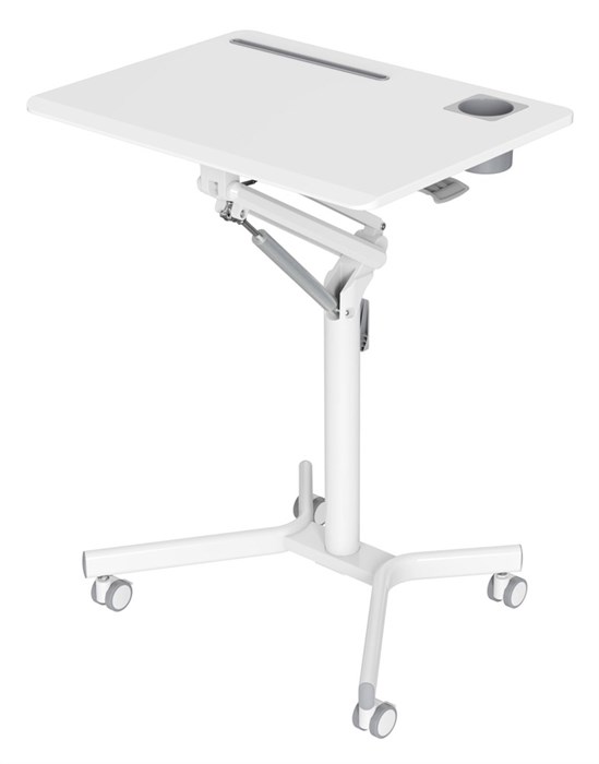 Стол для ноутбука Cactus VM-FDS101B столешница МДФ белый 70x52x107см (CS-FDS101WWT) - фото 82206