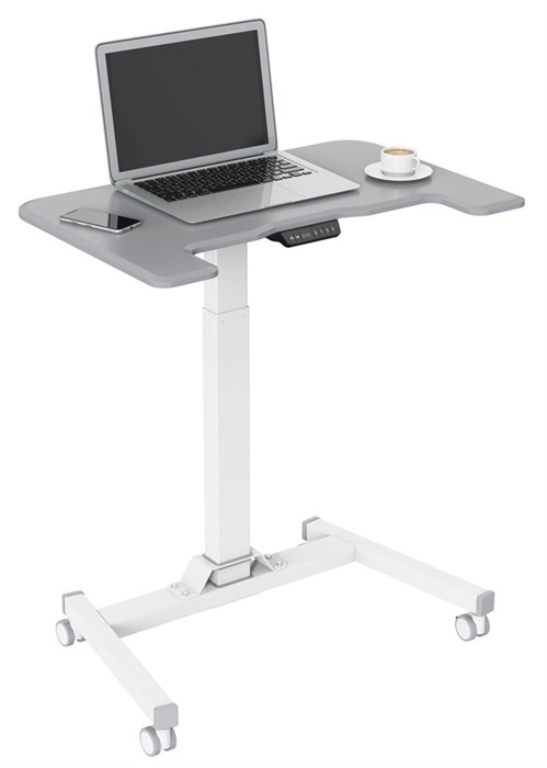 Стол для ноутбука Cactus VM-FDE101 столешница МДФ серый 80x60x123см (CS-FDE101WGY) - фото 82272
