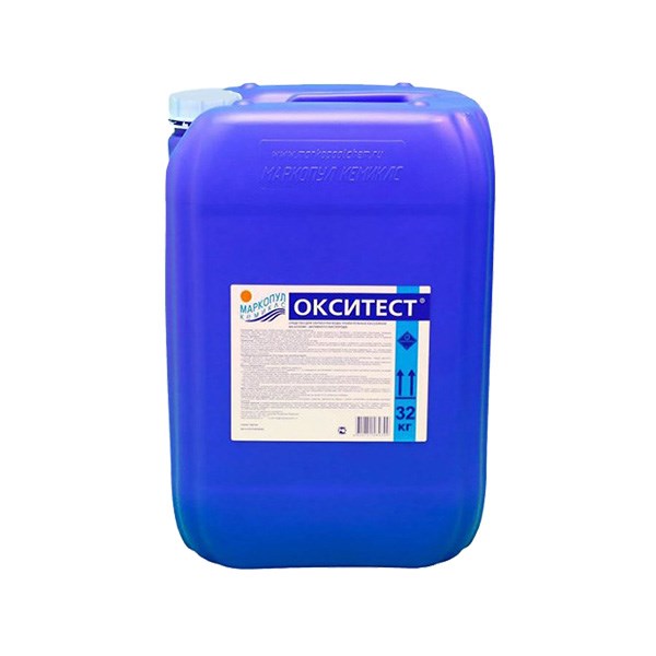 Окситест 30 л (средство для дезинфекции воды на основе активного кислорода) - фото 82595