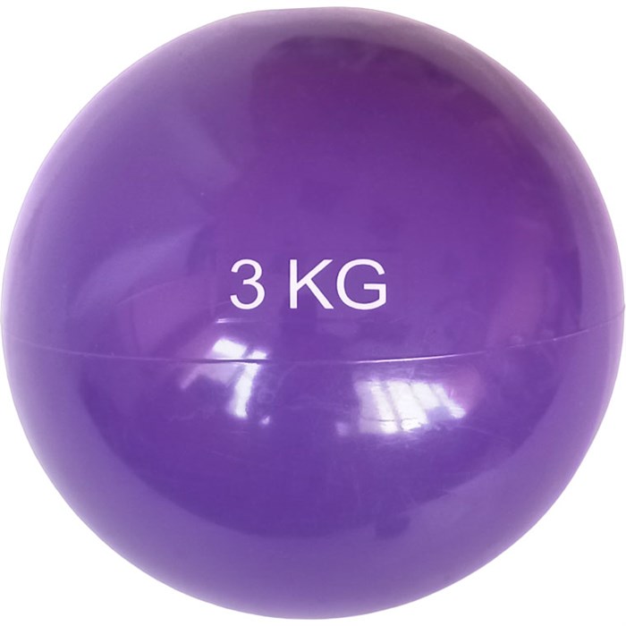 MB3 Медбол 3 кг., d-15см. (фиолетовый) (E41878) - фото 85599