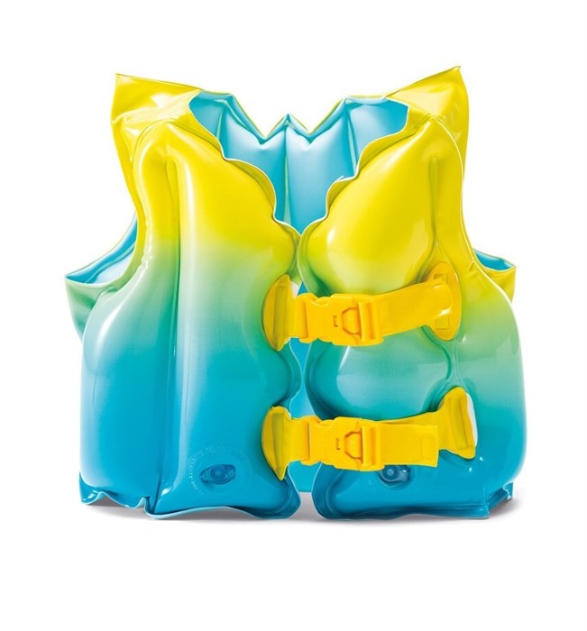 Жилет для плавания детский надувной Intex Голубая лагуна 59663 41 x 30 см (3-5 лет) - фото 85807