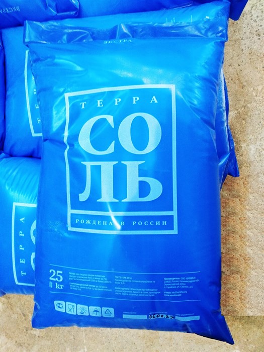 Соль таблетированная универсальная Варница (Россия) 25 кг  99.7 % - фото 97922