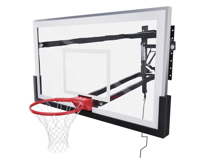 Баскетбольный щит DFC со съёмным регулятором высоты, стекло 12 мм, 180 х 105 см TG12MM180 - фото 98322