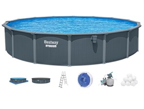 {{photo.Alt || photo.Description || 'Bestway 561RP Бассейн со стальными стенками Hydrium 732x132см + песч.фил.-нас., тент, подст, лестн. скиммер,'}}