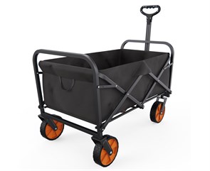 {{photo.Alt || photo.Description || 'Тележка для кемпинга, дачи и сада DFC с оранжевыми колесами, до 125 кг SQ-WT01'}}