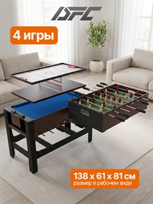 {{photo.Alt || photo.Description || 'Игровой стол - трансформер 4 в 1 DFC 54" 138 х 61 см GT25001'}}