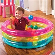 Детский бассейн с шариками Intex 48674 (86x25 см) 1-3 года
