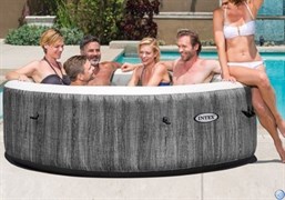 Надувной СПА бассейн (джакузи) Intex 28442 PureSpa Bubble Therapy Greywood Deluxe (216х71) Надувной СПА бассейн (джакузи) Intex 28442 PureSpa Bubble Therapy Greywood Deluxe (216х71)