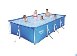 Прямоугольный каркасный бассейн Bestway 56405 (400х211х81) Прямоугольный каркасный бассейн Bestway 56405 (400х211х81)