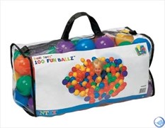 {{photo.Alt || photo.Description || 'Набор шариков-мячиков для игровых центров (8см) Intex Fun Ballz Intex 49600 (100шт)'}}