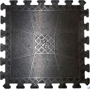 ащитный коврик резиновый черный 400х400, толщина 12мм